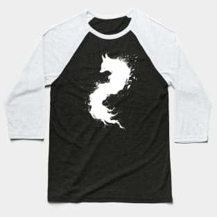 Cute fox | lovable animal black and white Baseball T-Shirt